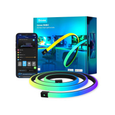 Govee RGBIC Neon Rope lights for Desks, 16.4ft LED Gaming Desk Lights, Neon LED Strip Lights Syncing with Razer Chroma, Support Cutting, Smart App Control, Music Sync, Adapter (Only 2.4G Wi-Fi) - ‎H61C5